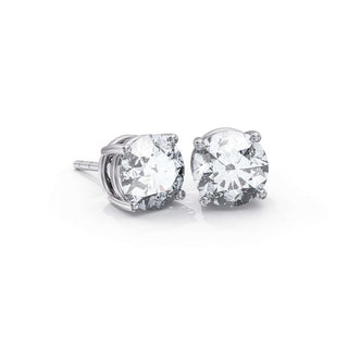 1.5ct Moissanite Earring Studs | Sterling Silver San Jose Jewelers