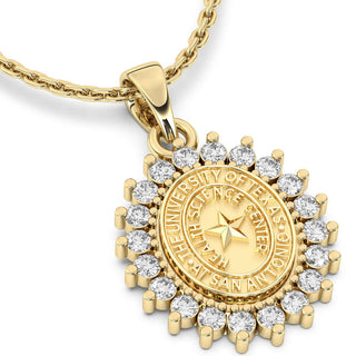 UTHSC San Antonio Necklace | 123 Tradition San Jose Jewelers Stone Type: Cubic Zirconia