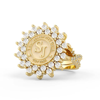 Custom College Class Ring | 177 Success Custom Class Ring | University Collection | San Jose Jewelers
