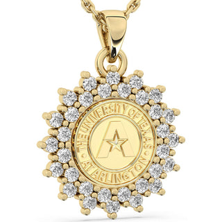 UT Arlington Necklace | 177 Success San Jose Jewelers Stone Type: Cubic Zirconia