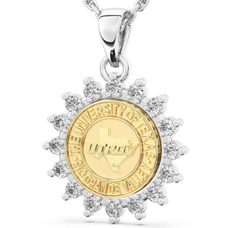 UTRGV Necklace | 193 Cherish San Jose Jewelers Stone Type: Cubic Zirconia