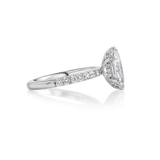 14K White Gold Marquise Engagement Ring