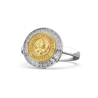 University of Louisiana at Lafayette Class Ring | ULL Class Ring | Ragin' Cajuns | 234 Pursuit