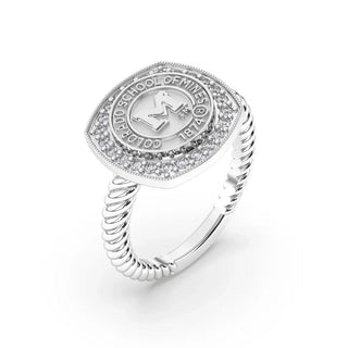 Colorado School of Mines Class Ring | Colorado School of Mines University Ring | Orediggers | 237 Luna