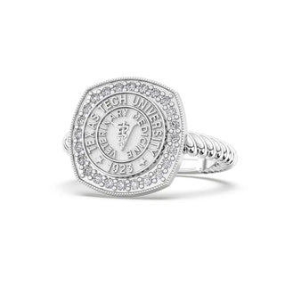 Texas Tech Class Ring | Texas Tech Vet School Class Ring | TTU Vet School Class Ring | Texas Tech School of Veterinary Medicine Ring | 237 Luna