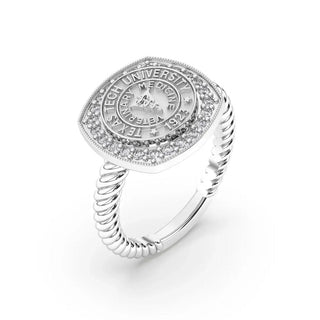 Texas Tech Class Ring | Texas Tech Vet School Class Ring | TTU Vet School Class Ring | Texas Tech School of Veterinary Medicine Ring | 237 Luna