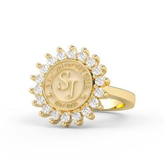 245 Prestige Custom College Ring | 10mm Seal | San Jose Jewelers | Customizable Graduation Ring
