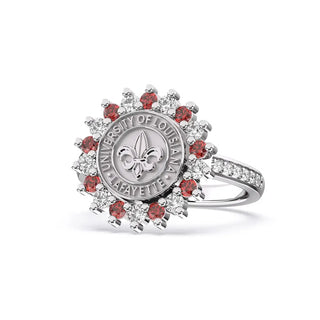 University of Louisiana at Lafayette Class Ring | ULL Class Ring | Ragin' Cajuns | 245 Prestige