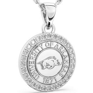 University of Arkansas Necklace | 249 Eternity San Jose Jewelers Stone Type: Cubic Zirconia