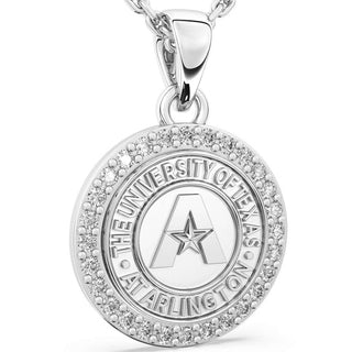 UT Arlington Necklace | 249 Eternity San Jose Jewelers Stone Type: Cubic Zirconia
