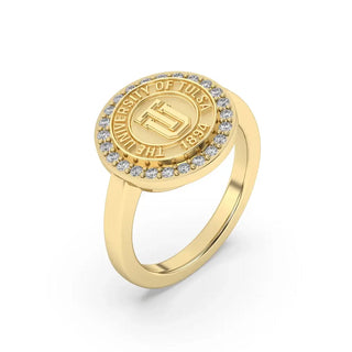 Tulsa Jewelry | Tulsa Gifts | TU Graduation | University of Tulsa Class Ring | University of Tulsa Golden Hurricanes | 249 Eternity