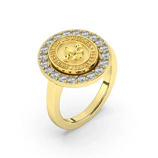 University of Louisiana at Lafayette Class Ring | ULL Class Ring | Ragin' Cajuns | 250 Triumph