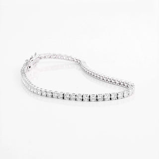2.5mm Diamond Tennis Bracelet - 14k White Gold San Jose Jewelers