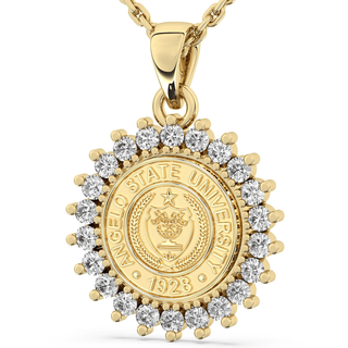 Angelo State Necklace | 123 Tradition San Jose Jewelers Stone Type: Cubic Zirconia