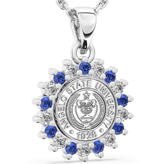 Angelo State Necklace | 245 Prestige San Jose Jewelers Stone Type: Cubic Zirconia