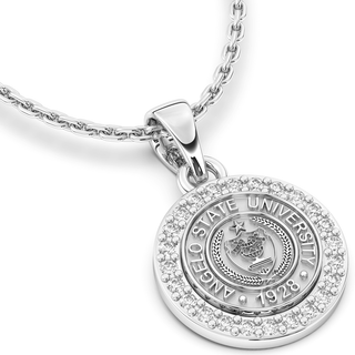 Angelo State Necklace | 249 Eternity San Jose Jewelers Stone Type: Cubic Zirconia