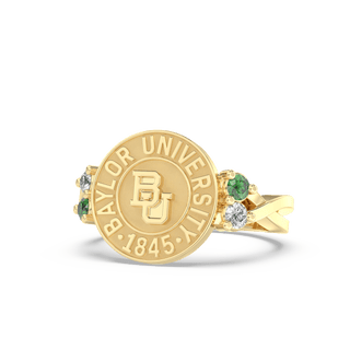 Baylor Class Ring | San Jose Jewelers Custom College Rings| 14k Gold | 228 Vida