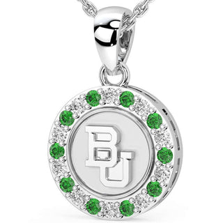 Baylor Belle Necklace | Baylor Bear Belle Necklace | White Gold