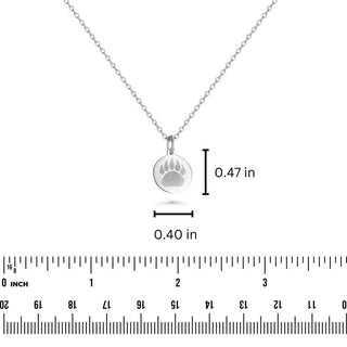 Bear Paw Necklace | Stainless Steel San Jose Jewelers