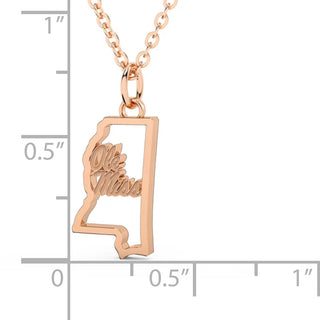 Ole Miss Necklace | University of Mississippi | Stainless Steel