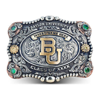 Baylor Belt Buckle | Baylor University Belt Buckle | BU Belt Buckle | Custom Belt Buckles | Western Belt Buckles | Custom Buckles | Graduation Belt Buckles | Class Belt Buckles