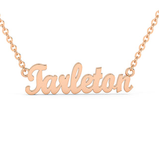 Tarleton Script Necklace | Tarleton Colors | Tarleton State Jewelry | Tarleton State University Necklace | Tarleton Alumni Association Jewelry