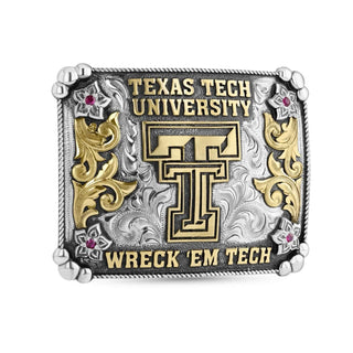 Texas Tech University Belt Buckle | San Jose Jewelers Custom College Belt Buckle