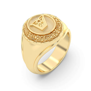 UTRGV Men's Class Ring | V Star | Yellow Gold | University of Texas Rio Grande Valley
