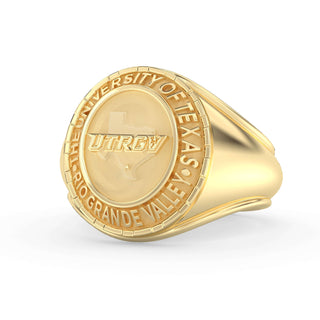 UTRGV Men's Class Ring | UTRGV | Yellow Gold | University of Texas Rio Grande Valley