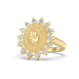 Baylor Class Ring | San Jose Jewelers Custom College Rings| 193 | Yellow Gold | BU Seal