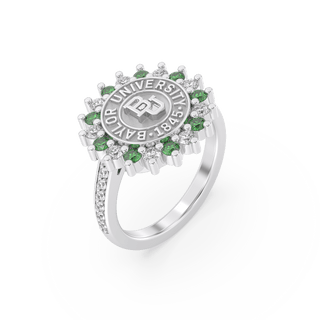 Baylor Class Ring | San Jose Jewelers Custom College Ring | 245 Ring | Silver