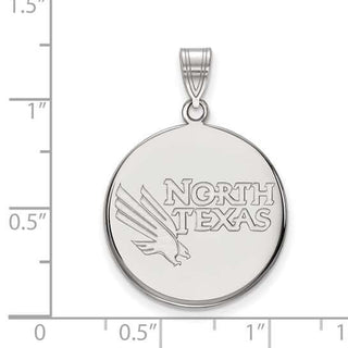 University of North Texas Necklace | Sterling Silver San Jose Jewelers Color: Silver