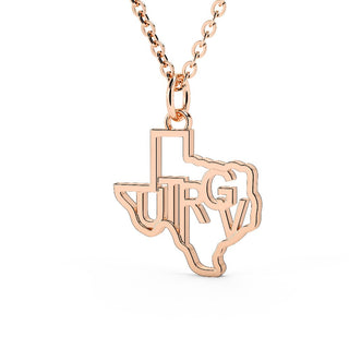 UTRGV Texas Necklace | Stainless Steel