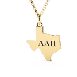Solid Texas Necklace Alpha Delta Pi