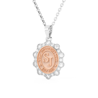 Blossom 313 University Collection Pendant 12x10MM Oval