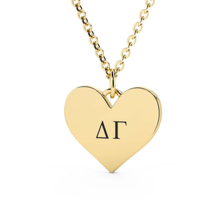 Delta Gamma Necklace | Yellow Gold