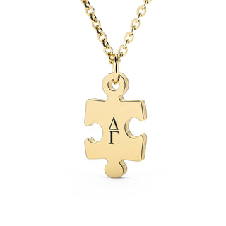 Delta Gamma Necklace | Yellow Gold