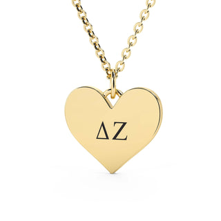 Delta Zeta Necklace | Yellow Gold