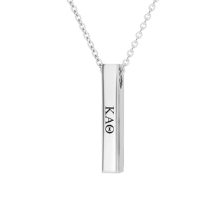 Kappa Alpha Theta Necklace | White Gold