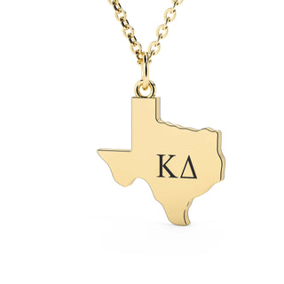 Kappa Delta Necklace | Yellow Gold