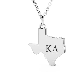 Kappa Delta Necklace | White Gold