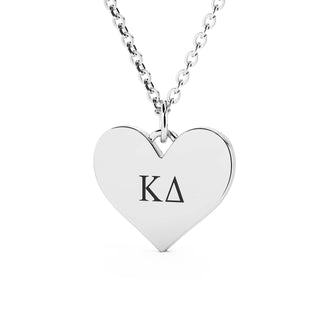Kappa Delta Necklace | White Gold