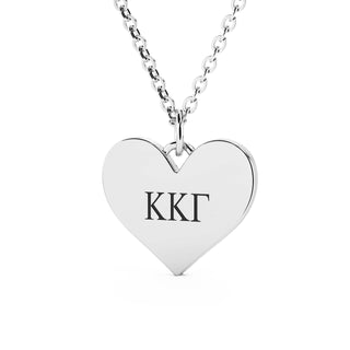 Kappa Kappa Gamma Necklace | White Gold