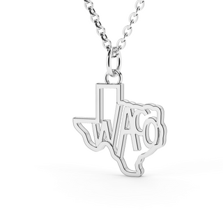 Waco Texas Jewelry | Texas Pendant | Texas Charm | Texas Shaped Necklaces | Gold Texas Pendant Necklace | Silver Texas Necklace | Rose Gold Texas Necklace