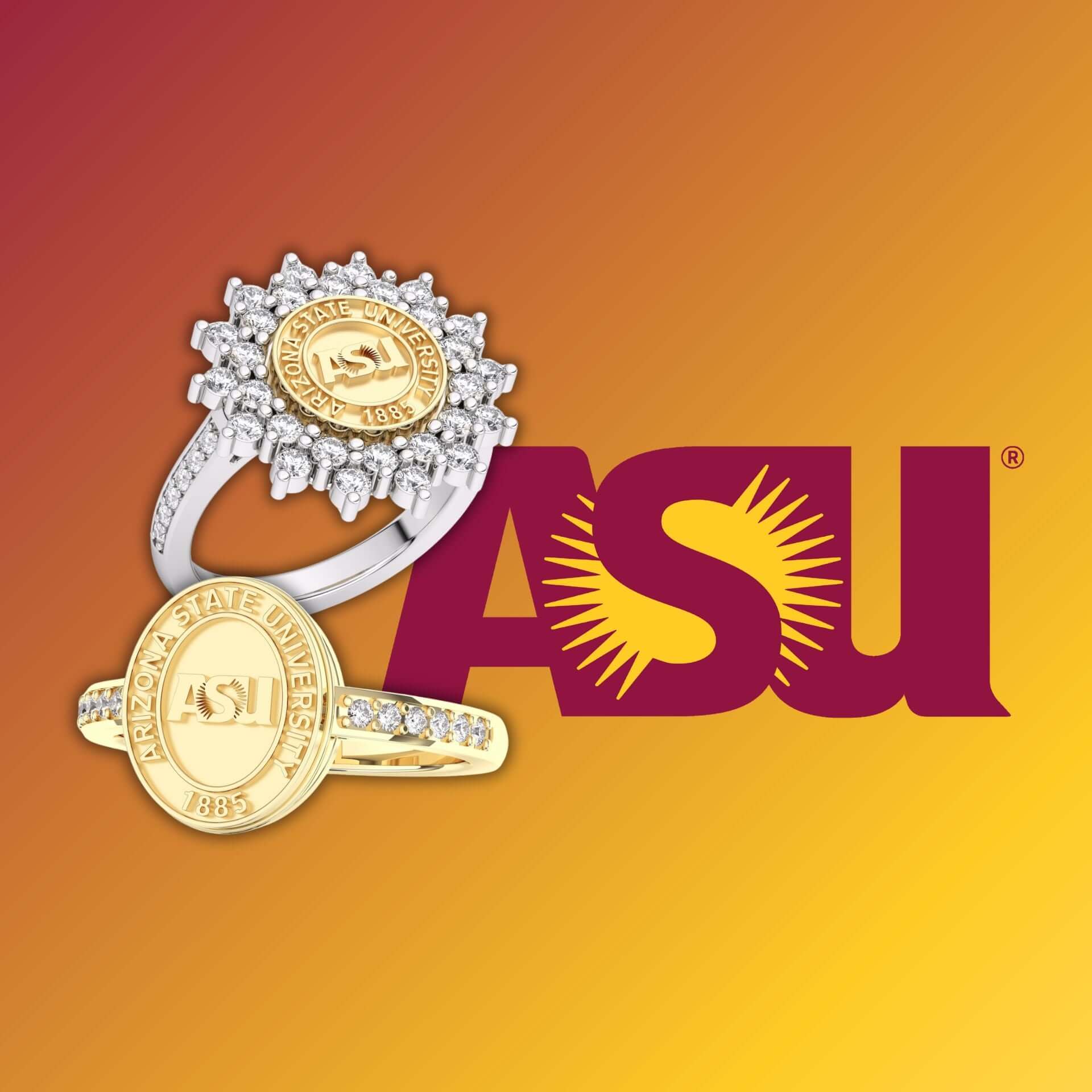 Arizona State University Jewelry | ASU โ San Jose Jewelers
