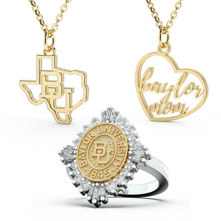 Baylor University Jewelry Necklaces rings