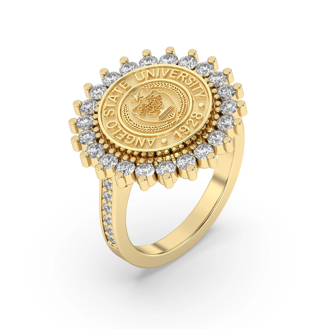 Angelo state university class ring on sale