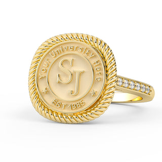 222 Classic 12mm University Collection Ring