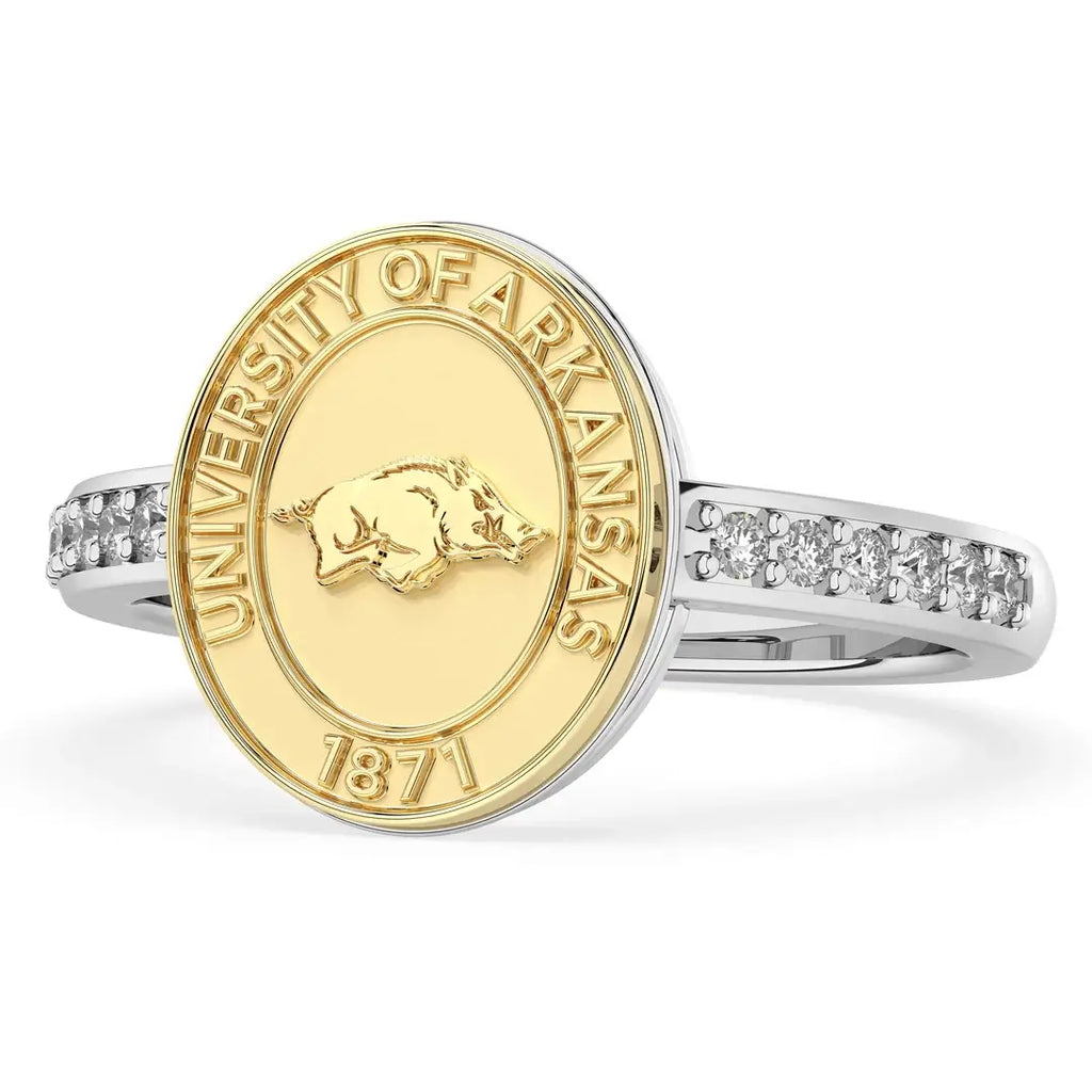 UARK Ring 228 Vida UARK Fayetteville Platinum Silver uark-ring-228-vida-uark-fayetteville-platinum-silver