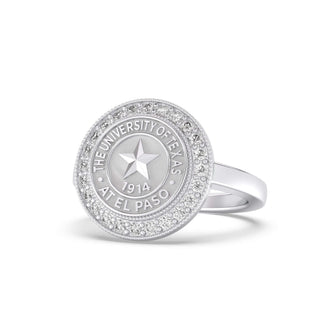 University of Texas At EL PASO | UTEP |234-10-SS- class seal ring | Star
